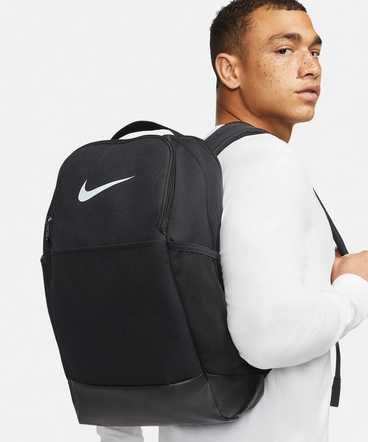 Nike Brasilia backpack (24 litre) | Black/Black/White