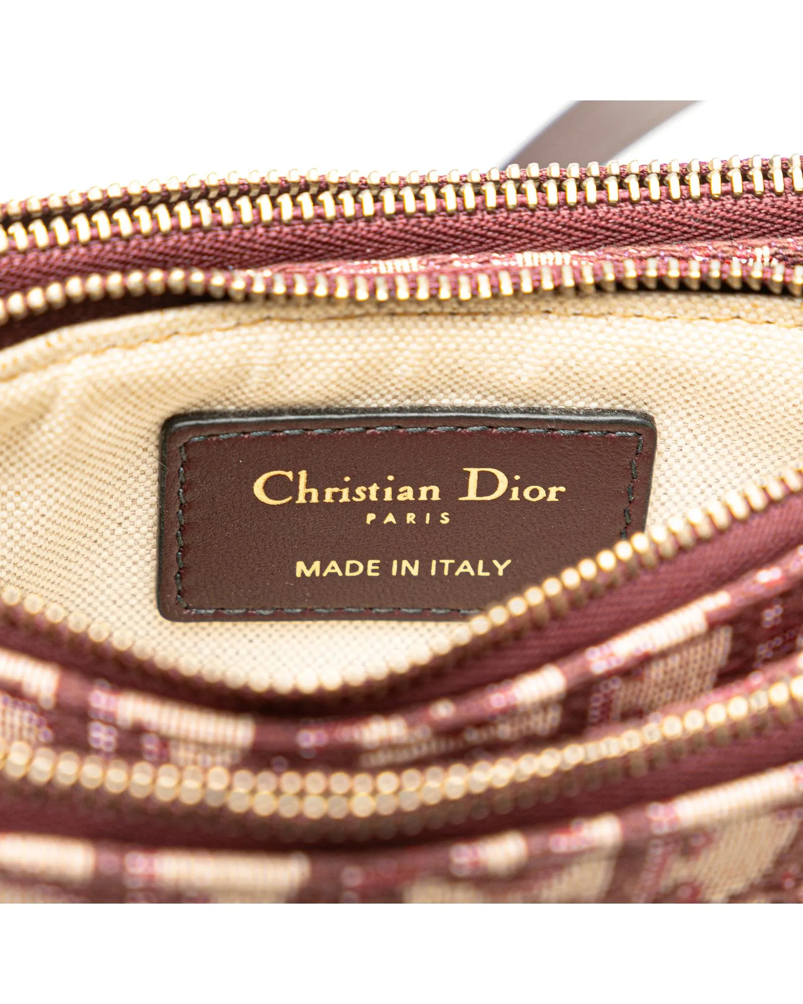 Oblique Saddle Trio Pouch with Leather Trim and Adjustable Strap
