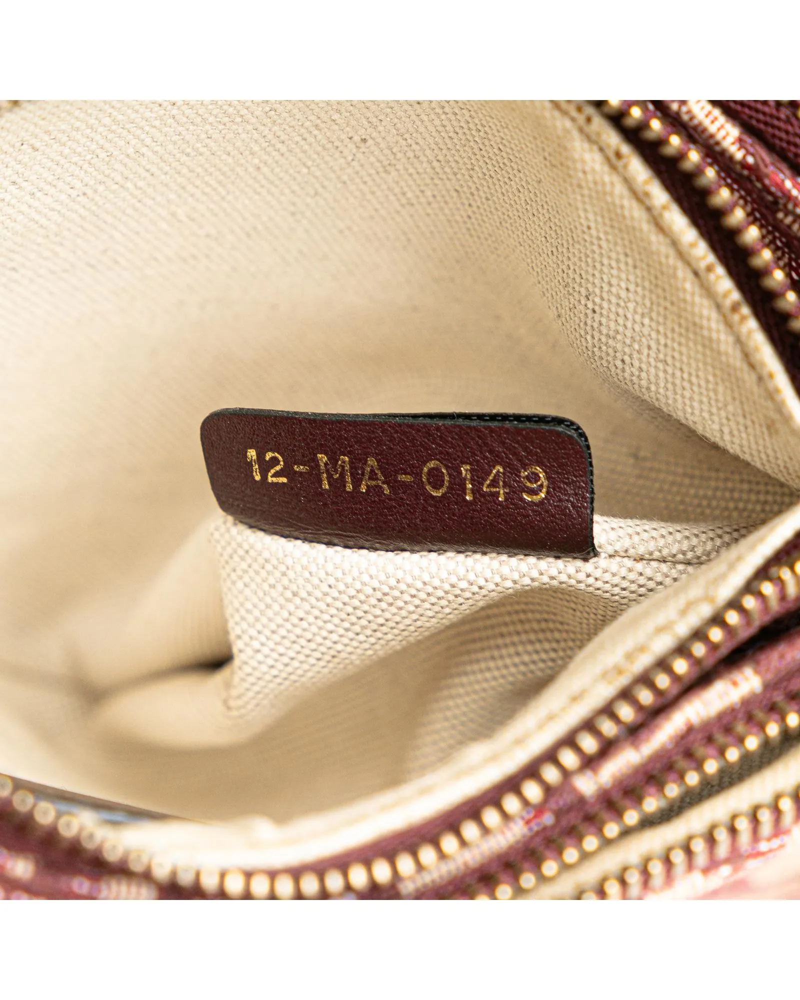 Oblique Saddle Trio Pouch with Leather Trim and Adjustable Strap