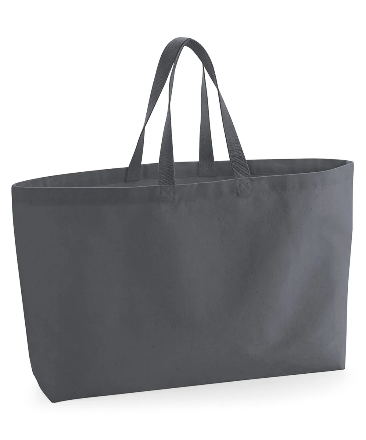 Oversized canvas tote bag | Graphite Grey