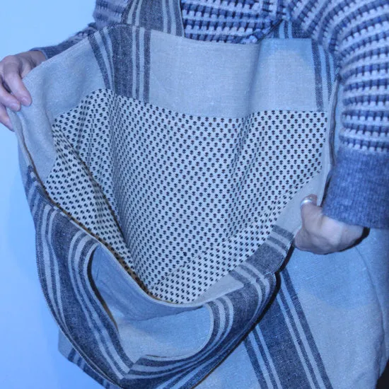 Oversized Quality Linen Tote Bag