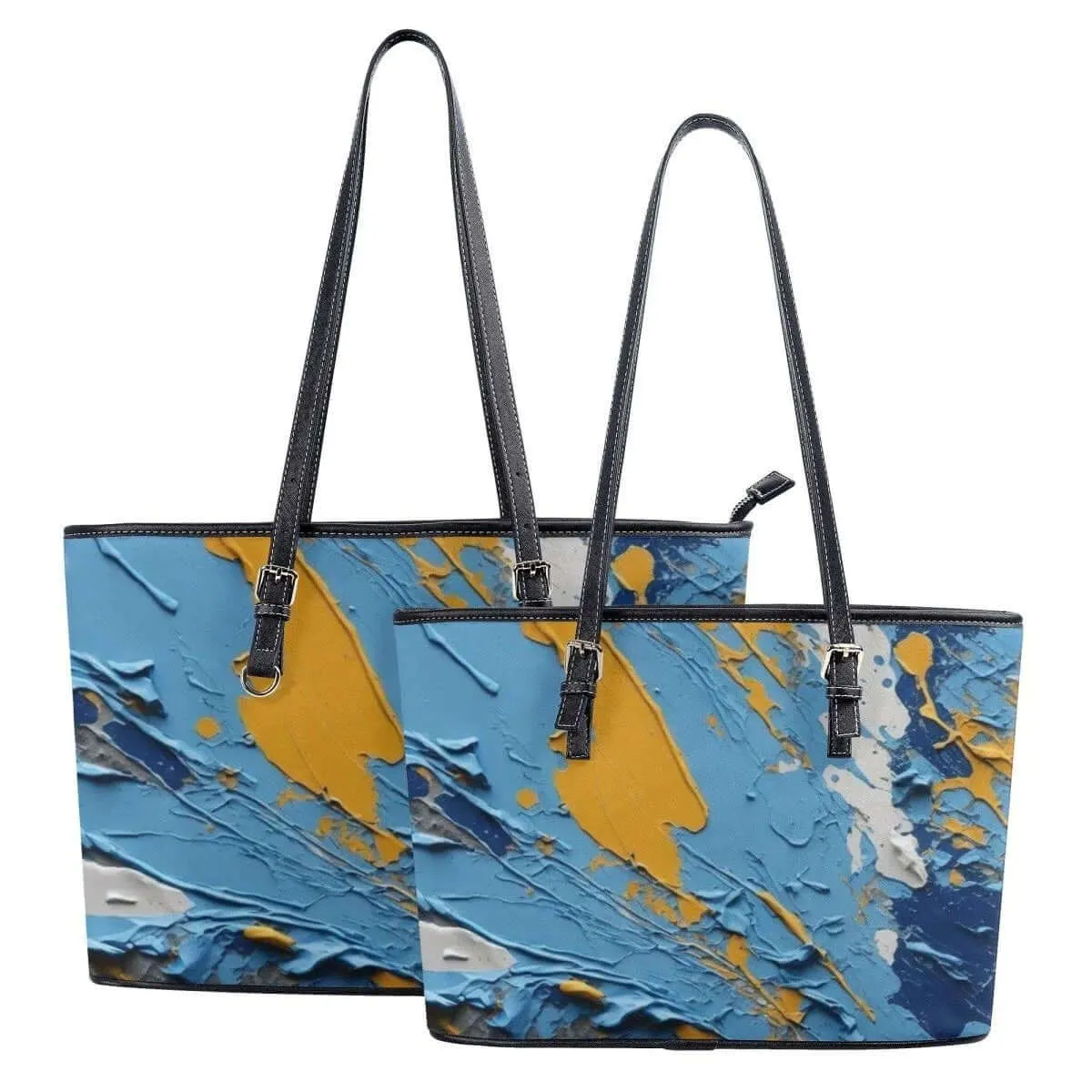 Paint splatter Fashion Tote Bags