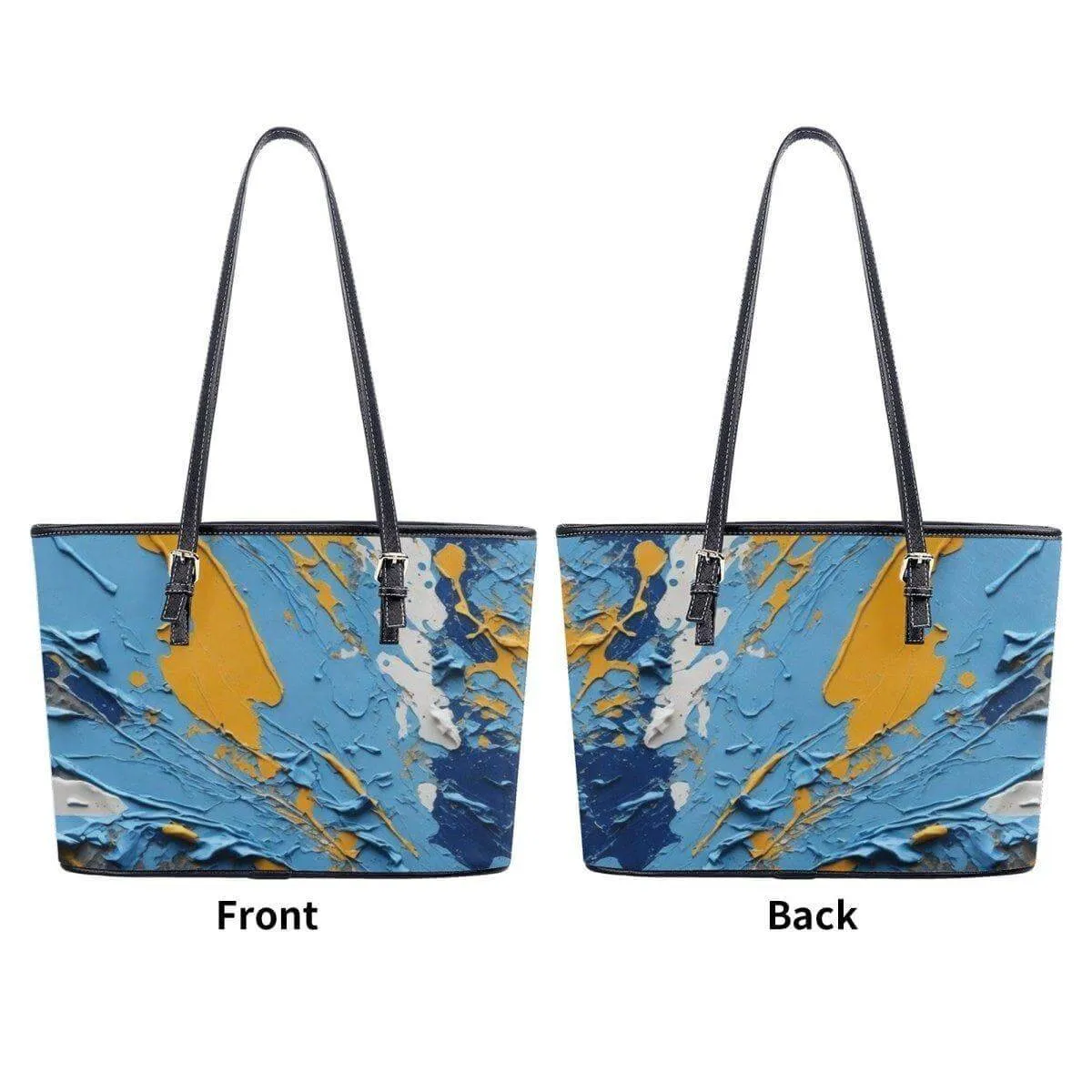 Paint splatter Fashion Tote Bags