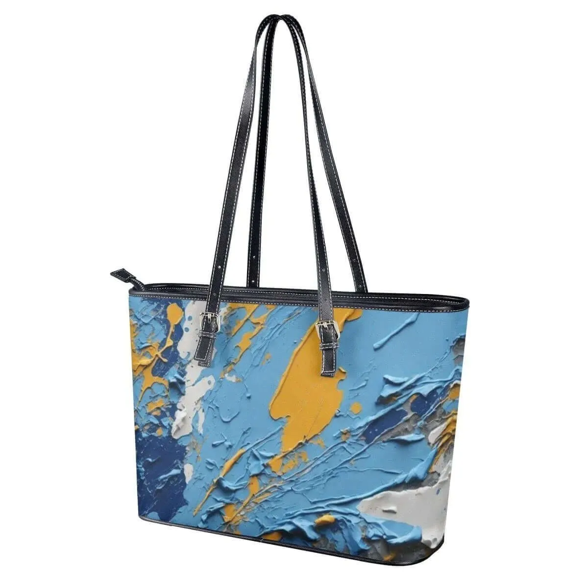 Paint splatter Fashion Tote Bags