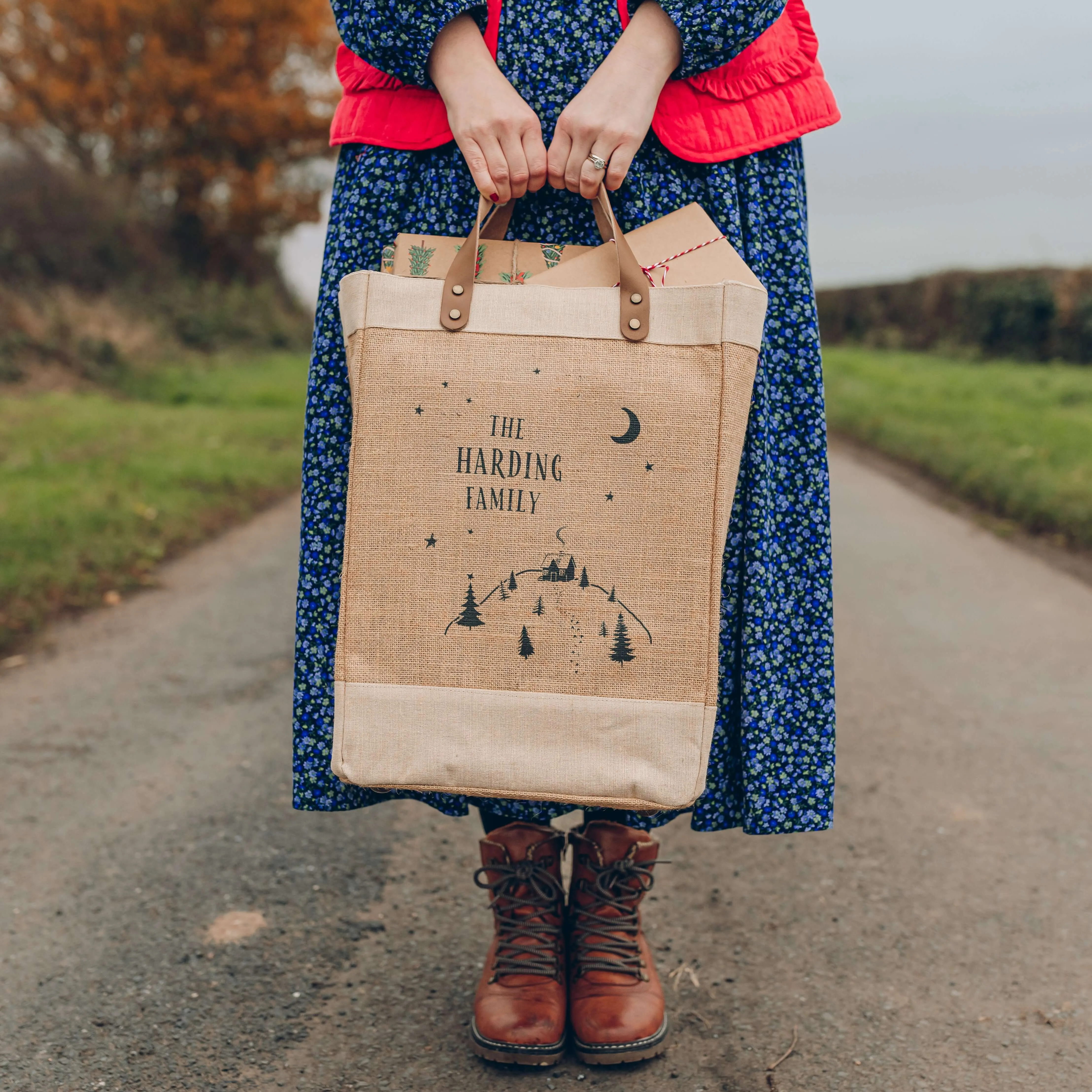 Personalised Christmas Residence Tote