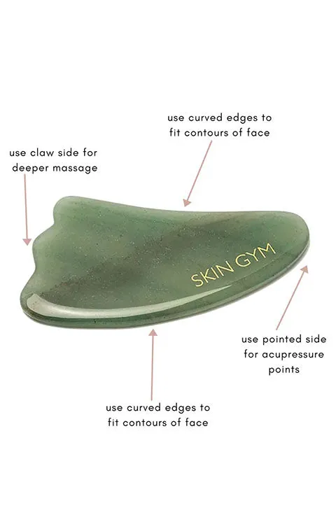 Skin Gym Jade Gua Sha Facial Tool