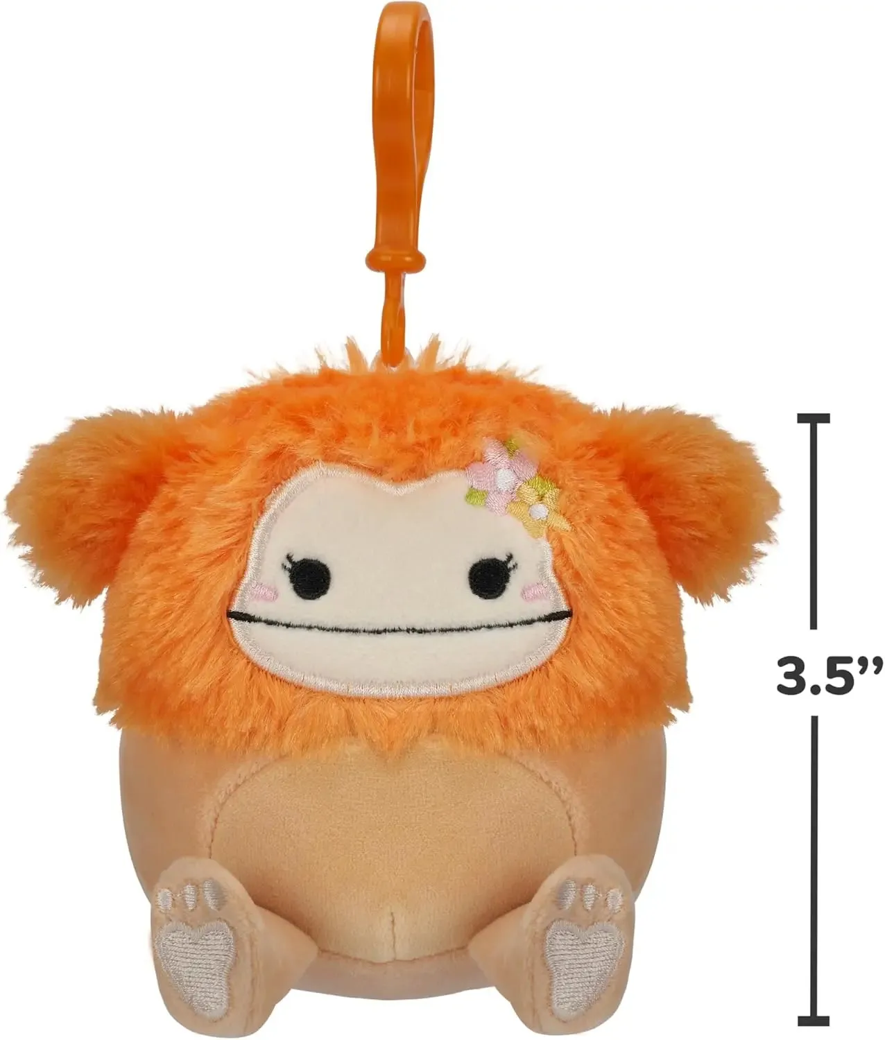Squishmallows 3.5" Mini Clip-On Plush Shasta The Bigfoot