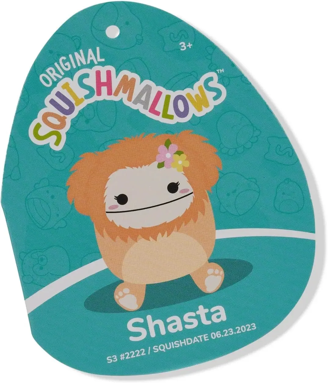 Squishmallows 3.5" Mini Clip-On Plush Shasta The Bigfoot