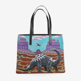 Taking a Walk Leather Tote