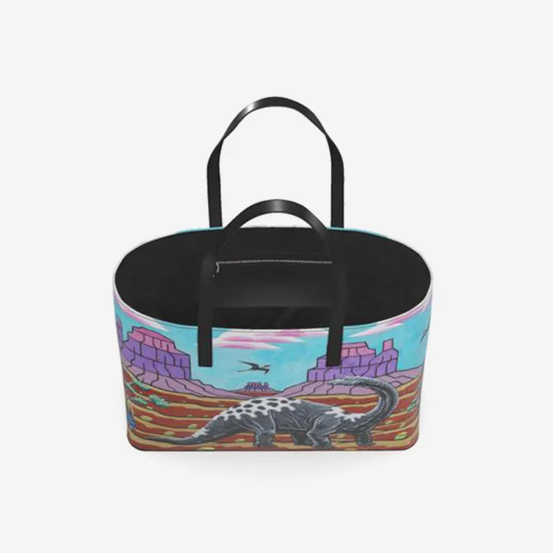 Taking a Walk Leather Tote