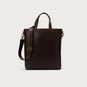 The Poet Vintage Brown Leather Tote Bag