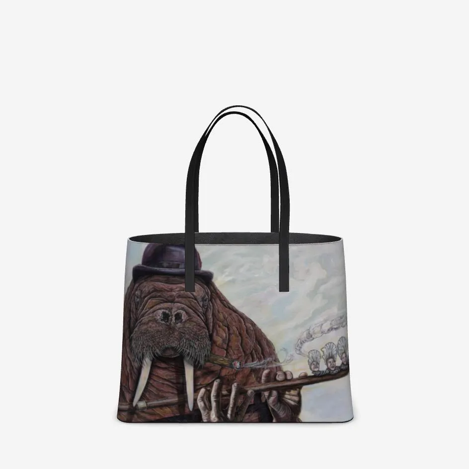 Time Has Come Leather Tote