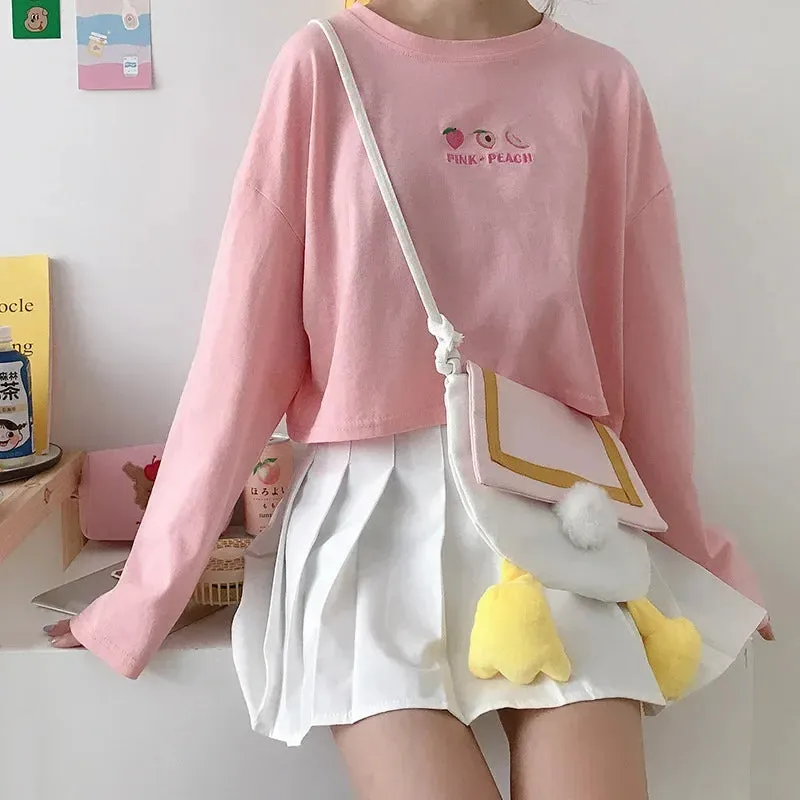 UAKISS  -  Cute Girls Bags Women  New  Dolls Duck Plush Purse Messengers Bags Handbag Cartoon Animals Shape Crossbody Bags Shoulder Bag