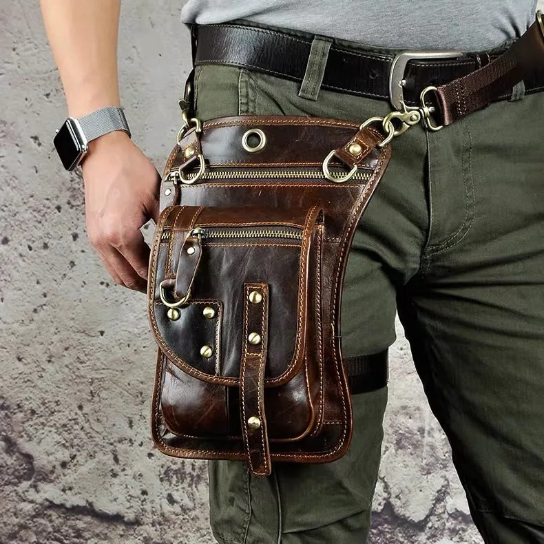 YAAGLE  100% Cow Genuine Leather Messenger Bag  YG7737