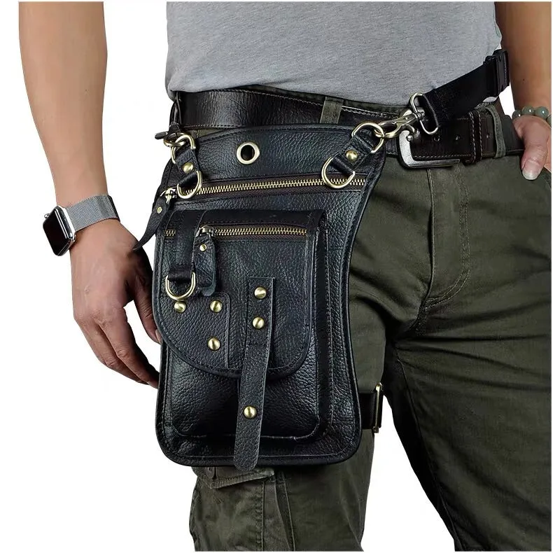 YAAGLE  100% Cow Genuine Leather Messenger Bag  YG7737