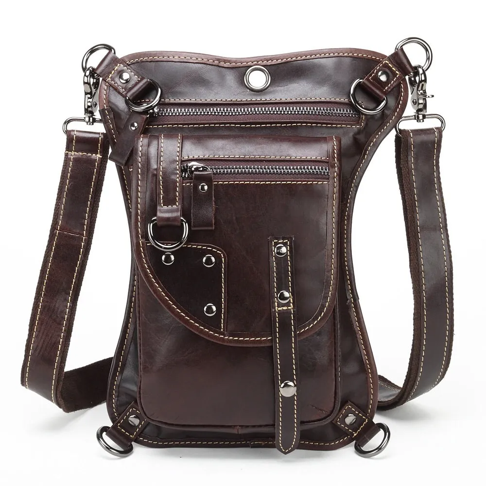 YAAGLE  100% Cow Genuine Leather Messenger Bag  YG7737