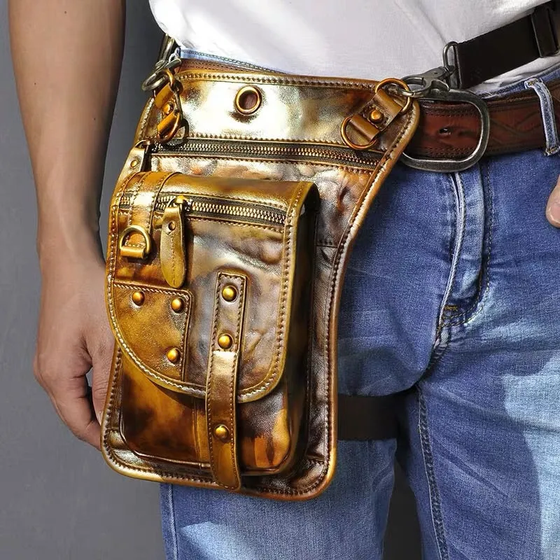 YAAGLE  100% Cow Genuine Leather Messenger Bag  YG7737