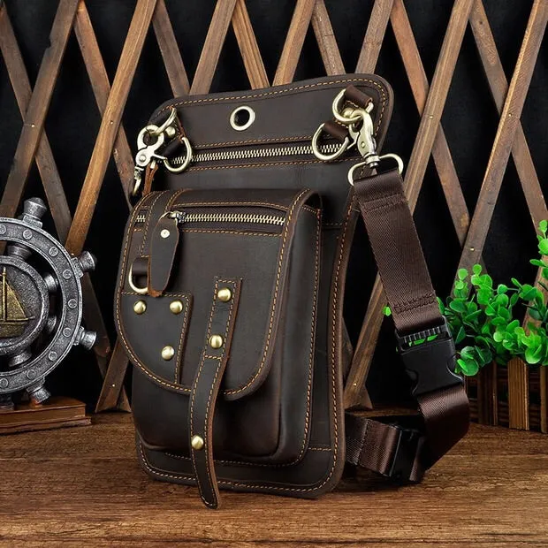 YAAGLE  100% Cow Genuine Leather Messenger Bag  YG7737