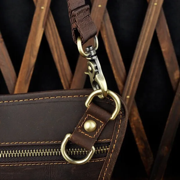 YAAGLE  100% Cow Genuine Leather Messenger Bag  YG7737
