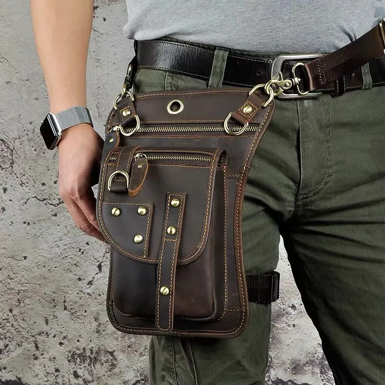 YAAGLE  100% Cow Genuine Leather Messenger Bag  YG7737