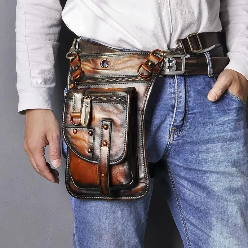 YAAGLE  100% Cow Genuine Leather Messenger Bag  YG7737